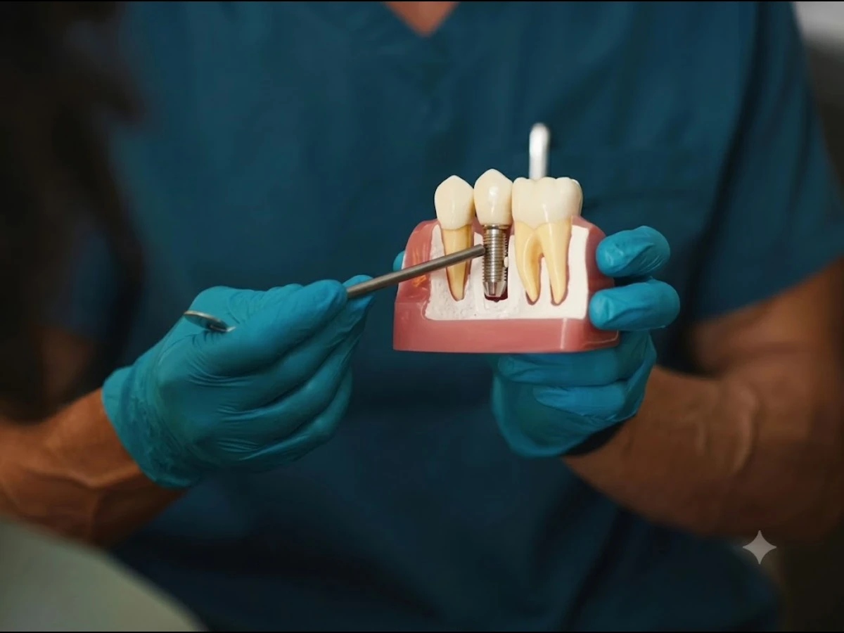 Dental implants are a permanent solution for replacing missing teeth.